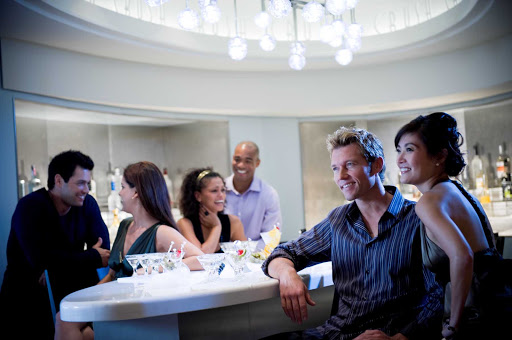 Party with friends new and old or find a new crush in Celebrity Solstice's Crush bar.