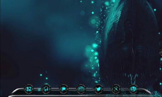 download Alien Cyan Theme for NEXT free