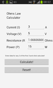 Free Ohms Law Calculator APK
