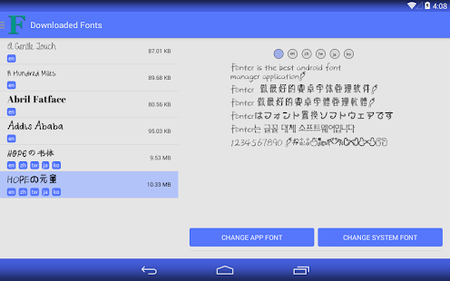 Fonter - Font Manager  ★ROOT★ Screenshots 2