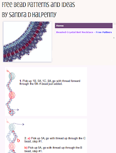 Download Bead Crystal Necklace Pattern APK