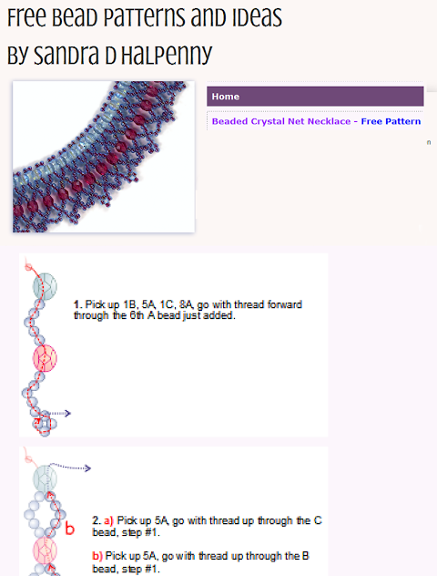 Bead Crystal Necklace Patternのおすすめ画像3