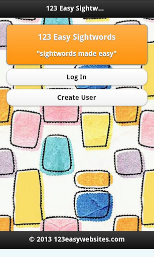 123 Easy Sightwords