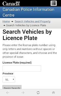 Stolen Vehicle Check Canada(圖1)-速報App