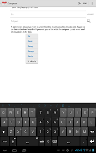 Thumb Keyboard Screenshot