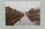 Stadsgezicht met kanaal