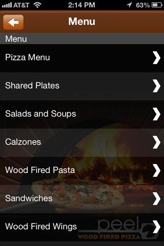 【免費商業App】Peel Wood Fired Pizza-APP點子