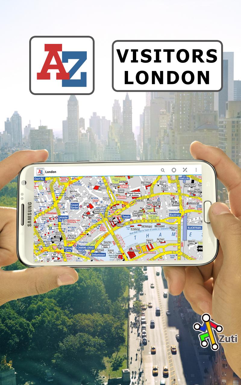 London Visitors A-Z Map Screen 1