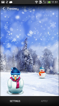 雪だるま ライブ壁紙 Androidアプリ Applion