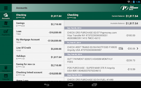 First Premier Bank for Tablet Screenshots 5