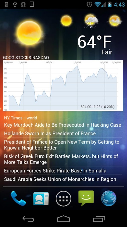   Meta Widget – posnetek zaslona 