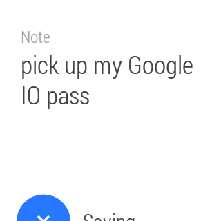 Evernote for Android Wear Screen 1