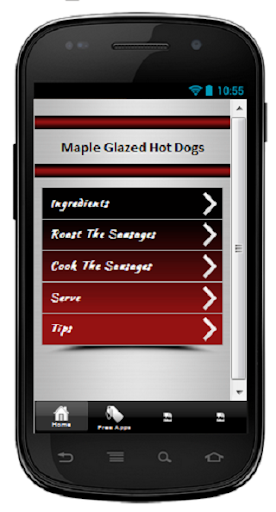 Maple Glazed Hot Dogs