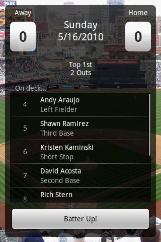 Batter Up! Screen 3