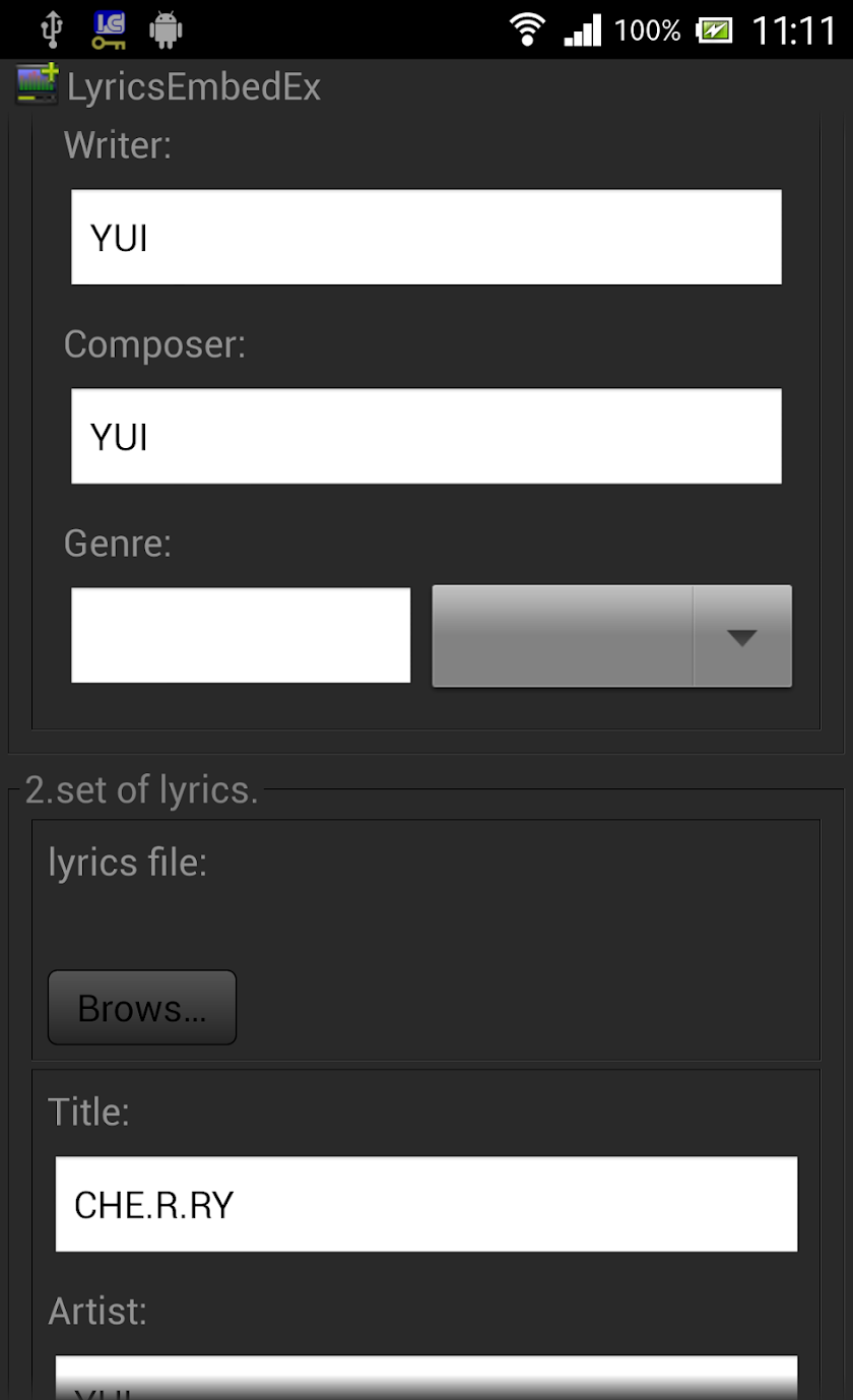 LyricsEmbed lyrics synchro Screen 3