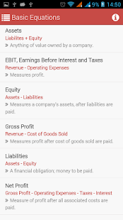 Financial Ratios(Accounts) Screenshots 1