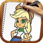 Cover Image of Download Draw Equestria Girls 1.01 APK