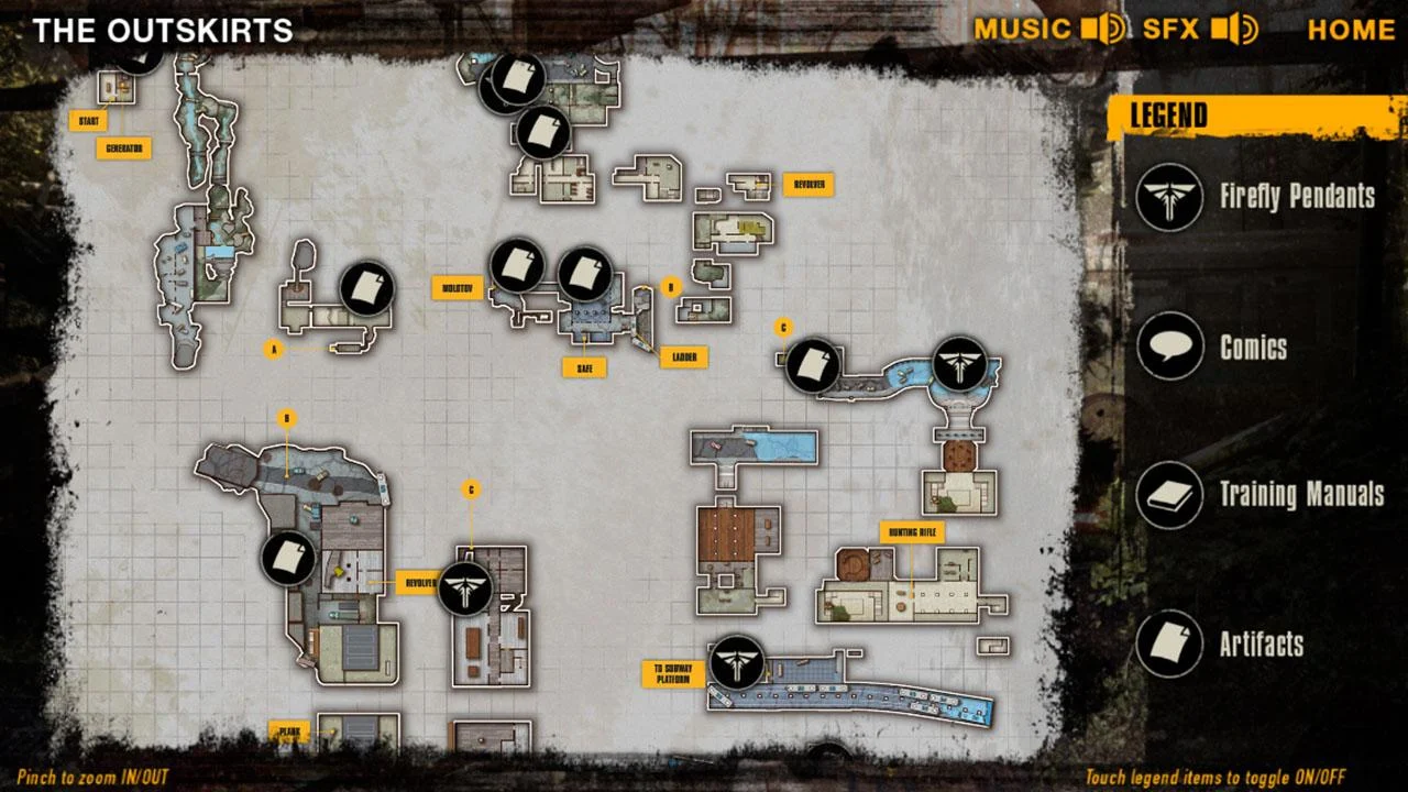   The Last of Us Map App: captura de tela 