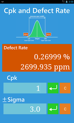 無料生产应用AppのCpk and Defect Rate|記事Game