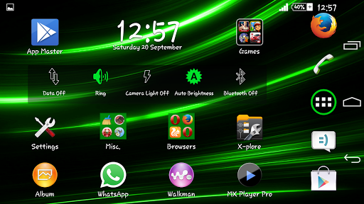 免費下載個人化APP|Theme Xperien Rays Green app開箱文|APP開箱王