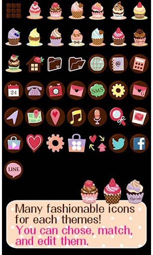 u2605FREE THEMESu2605Cuppycakes 1.0.3 Windows u7528 4