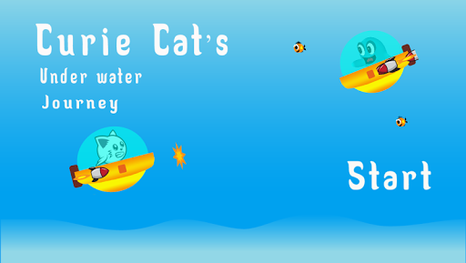 Curie cat's underwater journey