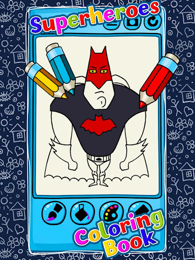 【免費家庭片App】Superheroes Coloring Book-APP點子