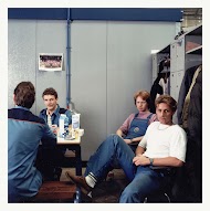 Medewerkers Eindlijn Fokker 50 van N.V. Koninklijke Nederlandse Vliegtuigenfabriek Fokker