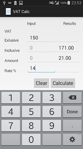 【免費財經App】Vat calculator-APP點子