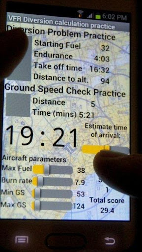 VFR Diversion math practice