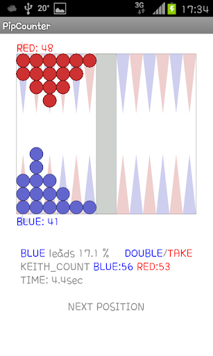 PipCounterFree for Backgammon