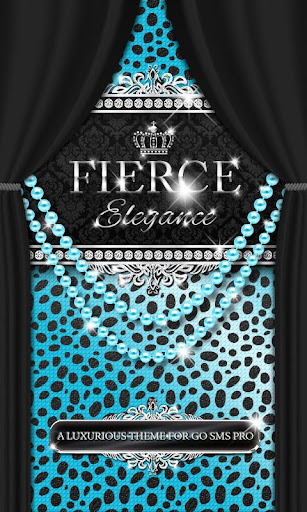 Luxury Theme Teal Cheetah SMS★