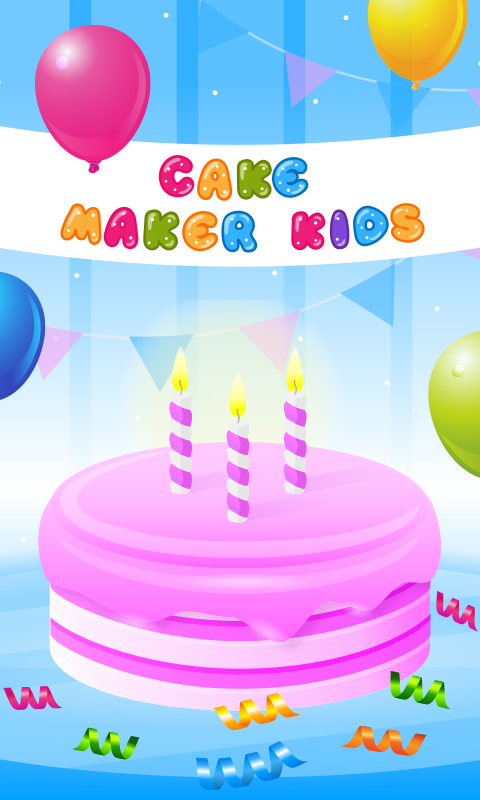 Android application Cake Maker Kids (Ads Free) screenshort