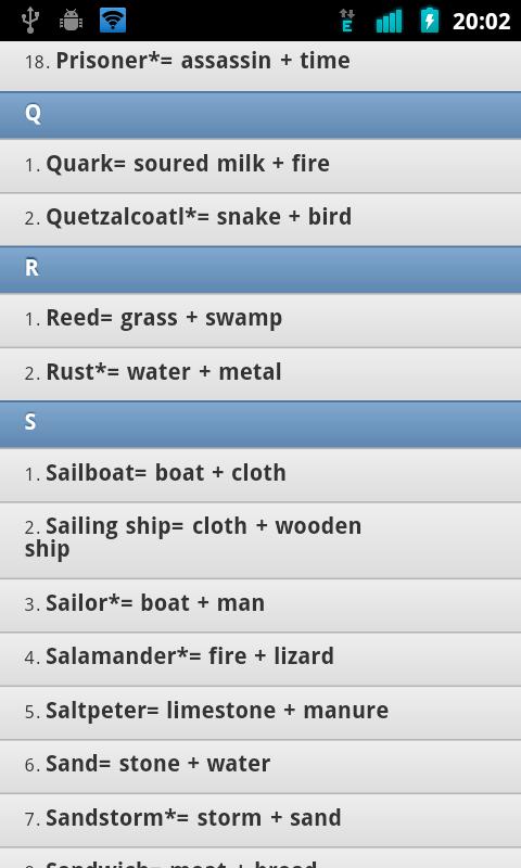Alchemic Phone 7 Combinations List | hihazyryc