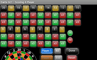 Darts 301 Scoring - Free APK capture d'écran Thumbnail #1