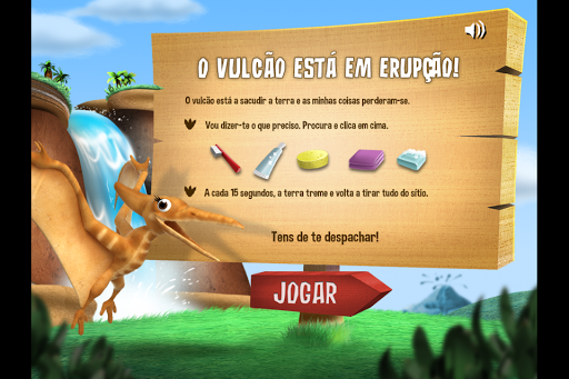 O vulcão Dinosaurus