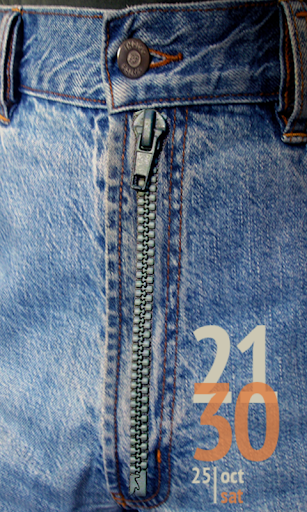 Zip Screen lock jeans