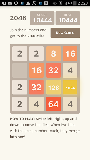 2048 Game Original Improved