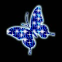 3D Blue butterfly