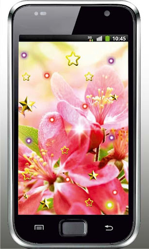 Pink Flowers live wallpaper