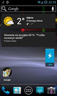 ICS Simple Battery Widget
