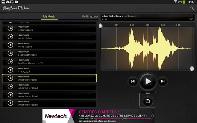 Ringtone maker, use your music - screenshot thumbnail