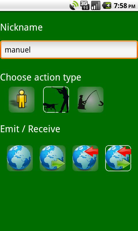 Geoloc Hunting Screen 3