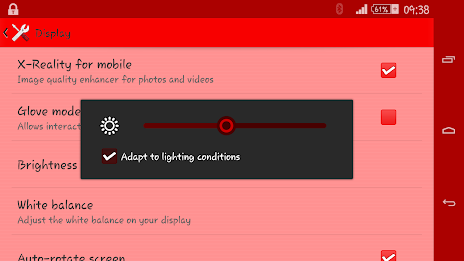 Texture Red Xperien Theme poster 9
