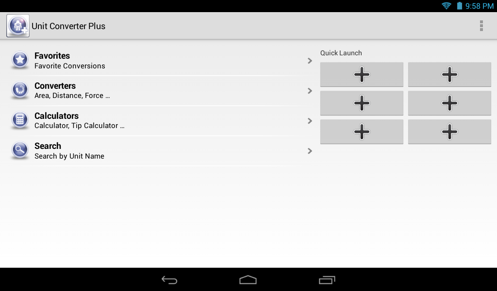 Unit Converter Plus - screenshot