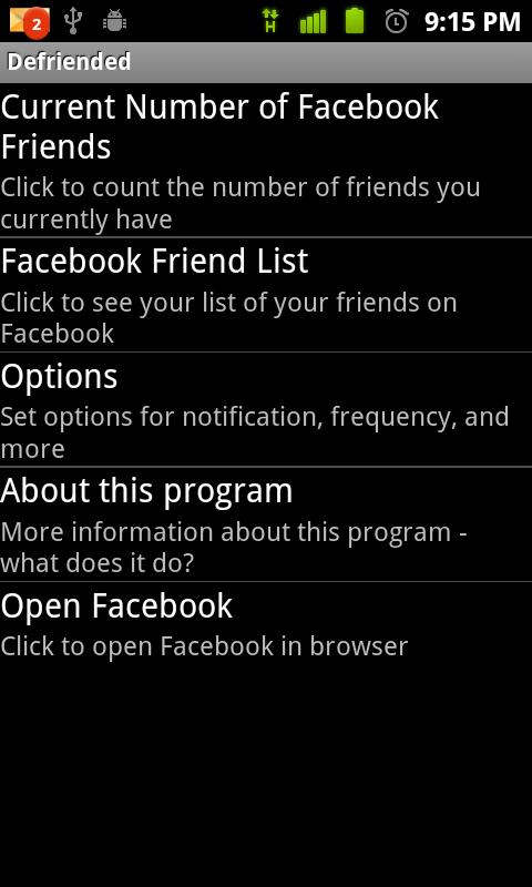 Defriended (Ad-Free) Screen 3