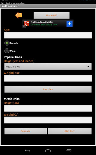 Health Calculator