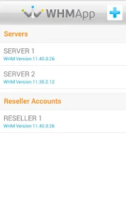 WHM App for Root & Reseller - screenshot thumbnail