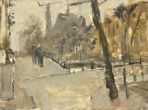 RIJKS: George Hendrik Breitner: The Leidsegracht, Amsterdam 1923