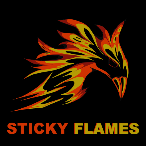 Sticky Flames Social Media